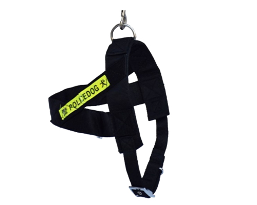 Police Dog Shoulder Harness with Luminous Label (XXLarge)