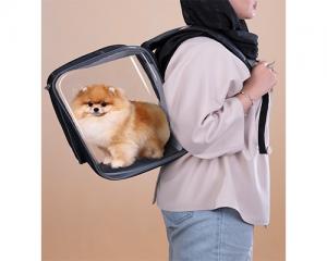 Two Sides Transparent Window Carrier Backpack