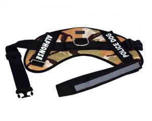 Police Dog Harness with Reflective Strap (Medium)